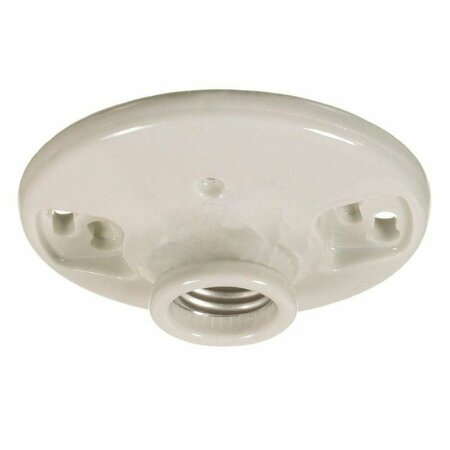 AMERICAN IMAGINATIONS 660W Round Beige Bulb Holder Porcelain AI-37028